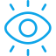 Icono de visión, un ojo
